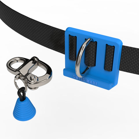 white CNF belt with quick FREEDIVING – OCTOPUS release